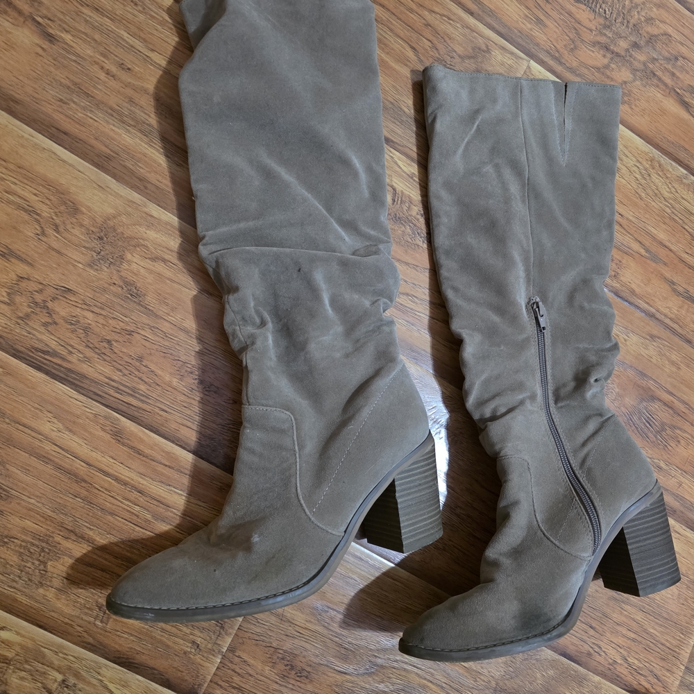 Women's Suede Knee-High Boots